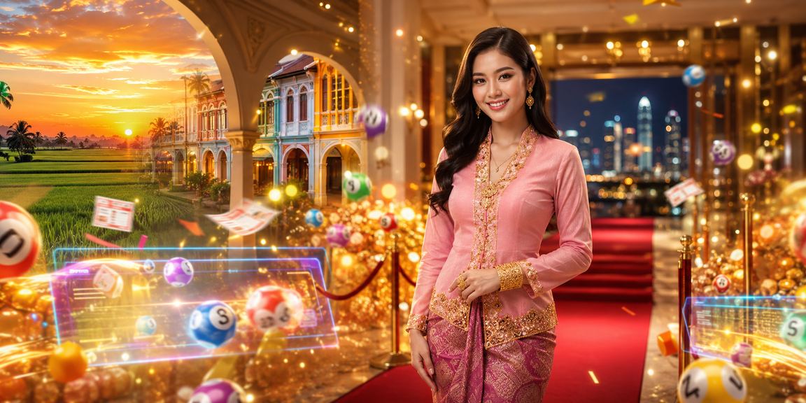 Lucky lottery atmosphere in Malaysian style, Kedah
